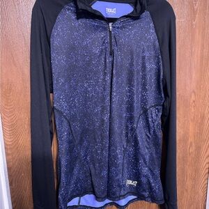 Everlast Black and Blue Long Sleeve Athletic Top